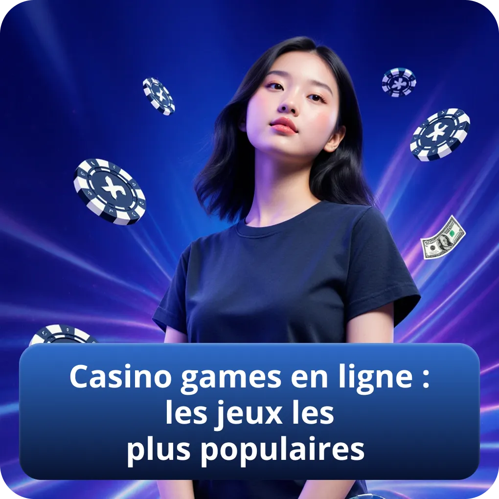 Jeux de casino en ligne : les casino games les plus populaires